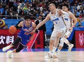 (SP)CHINA-BEIJING-BASKETBALL-CBA LEAGUE-BEIJING VS XINJIANG (CN)