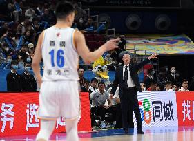 (SP)CHINA-BEIJING-BASKETBALL-CBA LEAGUE-BEIJING VS XINJIANG (CN)