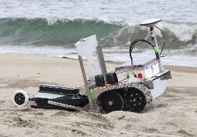 Robot searches for missing in 2011 quake-tsunami disaster