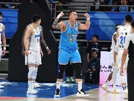 (SP)CHINA-BEIJING-BASKETBALL-CBA LEAGUE-BEIJING VS SHANDONG (CN)