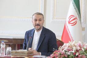 IRAN-TEHRAN-FM-PRESS CONFERENCE