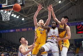 (SP)CHINA-BEIJING-BASKETBALL-CBA LEAGUE-BEIJING VS ZHEJIANG (CN)