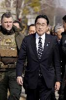 Japan PM Kishida in Ukraine
