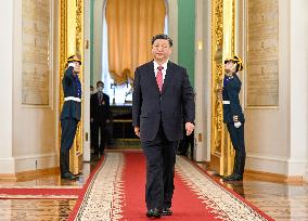 RUSSIA-MOSCOW-CHINA-XI JINPING-PUTIN-TALKS