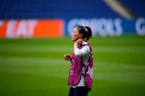 (SP)FRANCE-PARIS-FOOTBALL-UEFA WOMEN'S CHAMPIONS LEAGUE-TRAINING