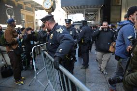 U.S.-NEW YORK-POLICE-SECURITY MEASURES-TRUMP