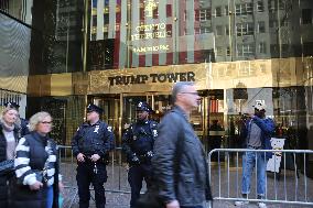 U.S.-NEW YORK-POLICE-SECURITY MEASURES-TRUMP