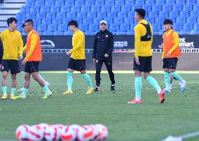 (SP)NEW ZEALAND-AUCKLAND-FOOTBALL-CHINESE MEN'S NATIONAL TEAM-TRAINING
