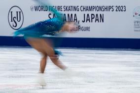(SP)JAPAN-SAITAMA-FIGURE SKATING-WORLD CHAMPIONSHIPS-WOMEN-SHORT PROGRAM