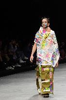 ISRAEL-TEL AVIV-FASHION WEEK-CREATIONS-SECOND-HAND CLOTHES-REJECTED MATERIALS