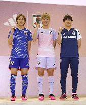 Football: Nadeshiko Japan's new World Cup away kit