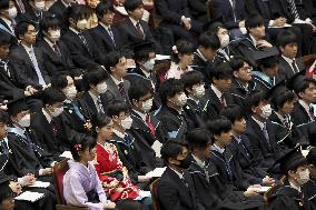 University of Tokyo graduation ceremony
