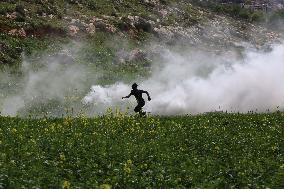 MIDEAST-BEIT DAJAN-CLASHES