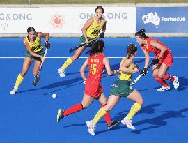 (SP)AUSTRALIA-PERTH-HOCKEY-WOMEN-CHN VS AUS