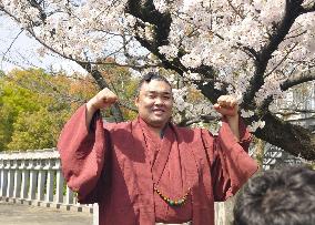 Sumo: Spring champion Kiribayama