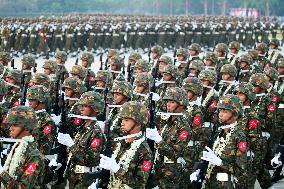 MYANMAR-NAY PYI TAW-ARMED FORCES DAY