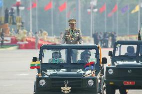 MYANMAR-NAY PYI TAW-ARMED FORCES DAY