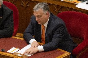 HUNGARY-BUDAPEST-PARLIAMENT-NATO-FINLAND'S ACCESSION-APPROVAL