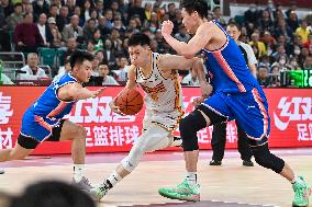 (SP)CHINA-TAIYUAN-BASKETBALL-CBA LEAGUE-SHANXI VS SICHUAN (CN)