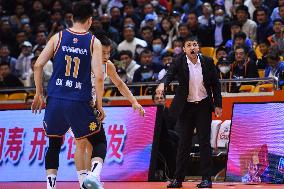 (SP)CHINA-JINAN-BASKETBALL-CBA LEAGUE-SHANDONG VS NANJING (CN)