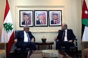 JORDAN-AMMAN-FM-LEBANON-FM-MEETING