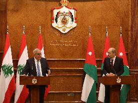 JORDAN-AMMAN-FM-LEBANON-FM-MEETING