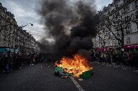 FRANCE-PARIS-PENSION REFORM BILL-PROTEST