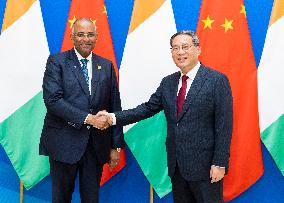 CHINA-BOAO-LI QIANG-COTE D'IVOIRE-PM-MEETING (CN)