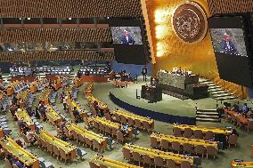 U.N. General Assembly meeting