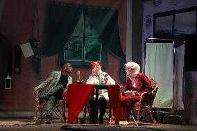 MIDEAST-GAZA CITY-THEATER-PERFORMANCE