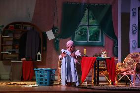 MIDEAST-GAZA CITY-THEATER-PERFORMANCE