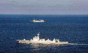 CHINA-SHANDONG-QINGDAO-CHINESE NAVY FLEET-RETURN (CN)