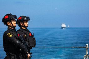 CHINA-SHANDONG-QINGDAO-CHINESE NAVY FLEET-RETURN (CN)
