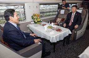 CHINA-SONG TAO-MA YING-JEOU-HIGH-SPEED TRAIN (CN)