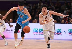 (SP)CHINA-BEIJING-BASKETBALL-CBA LEAGUE-BEIJING VS SHANDONG (CN)