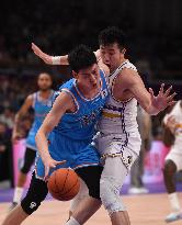 (SP)CHINA-BEIJING-BASKETBALL-CBA LEAGUE-BEIJING VS SHANDONG (CN)