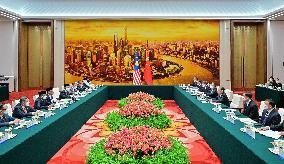 CHINA-BEIJING-ZHAO LEJI-MALAYSIAN PM-MEETING (CN)