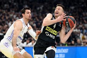 (SP)SERBIA-BELGRADE-BASKETBALL-EUROLEAGUE-PARTIZAN VS REAL MADRID