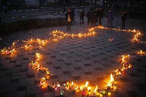 Memorial ceremony for Bucha massacre in Ukraine