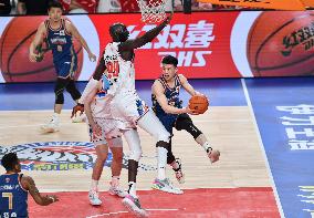 (SP)CHINA-XINJIANG-URUMQI-BASKETBALL-CBA LEAGUE-NANJING VS XINJIANG (CN)
