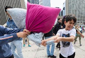 CANADA-TORONTO-PILLOW FIGHT DAY