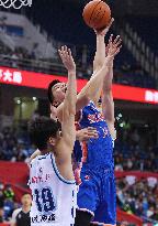 (SP)CHINA-QINGDAO-BASKETBALL-CBA LEAGUE-BEIJING VS QINGDAO (CN)