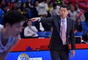 (SP)CHINA-QINGDAO-BASKETBALL-CBA LEAGUE-BEIJING VS QINGDAO (CN)