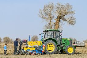 CHINA-XINJIANG-COTTON-SPRING SOWING (CN)