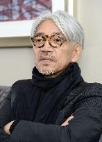 Famed Japanese musician Ryuichi Sakamoto