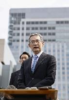 National Police Agency commissioner general Tsuyuki