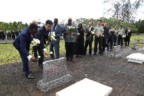 TANZANIA-DAR ES SALAAM-DECEASED CHINESE EXPERTS-MEMORIAL CEREMONY