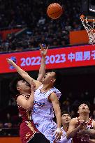 (SP)CHINA-JINAN-BASKETBALL-CBA LEAGUE-SHANDONG VS ZHEJIANG (CN)