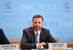 SWITZERLAND-GENEVA-WTO REPORT-GLOBAL TRADE GROWTH-SLOWING