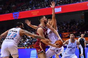 (SP)CHINA-JINAN-BASKETBALL-CBA LEAGUE-SHANDONG VS ZHEJIANG (CN)